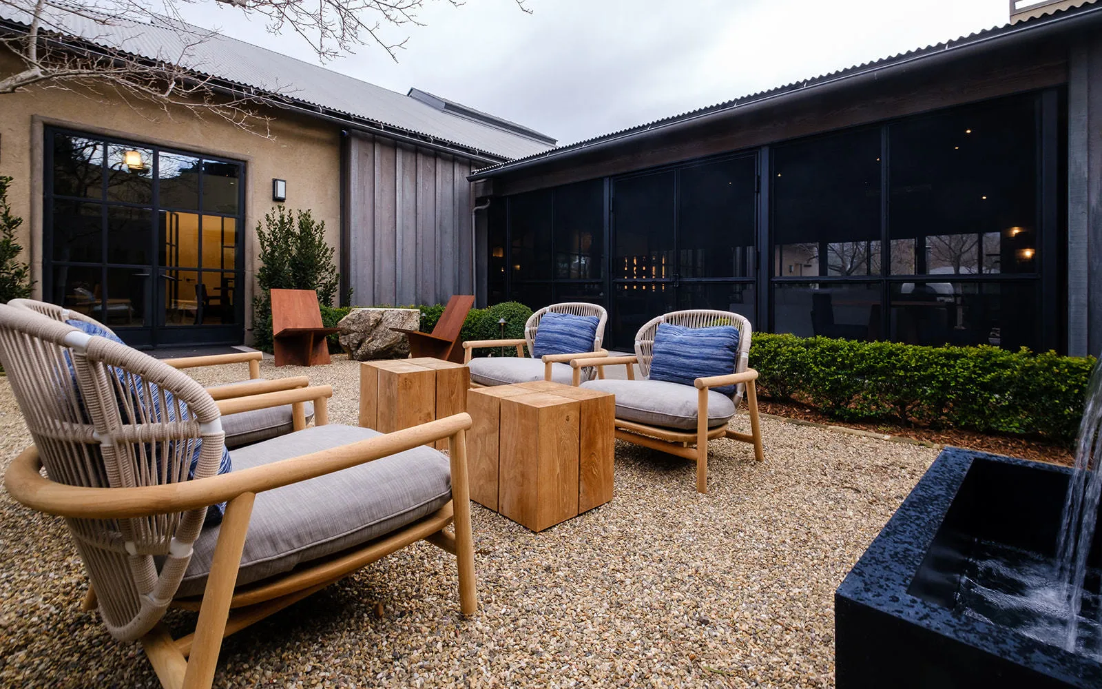 Outdoor seating area